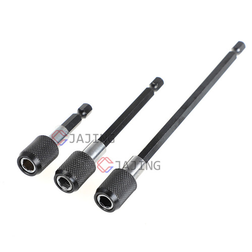 Hexagonal handle quick-release self-locking extension rod, electric drill driver extension rod, magnetic screwdriver extension rod