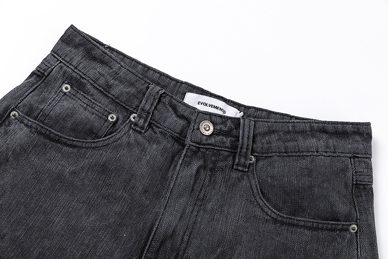 Modern Men's Jeans High Quality Washed Bamboo Denim Trousers_voghion.com