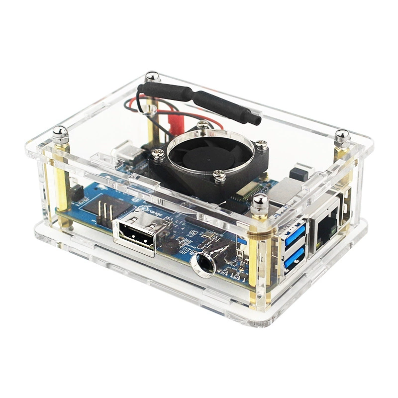 Orange Orange Pi 3 LTS shell shell Material protective shell belt cooling fan is good for cooling