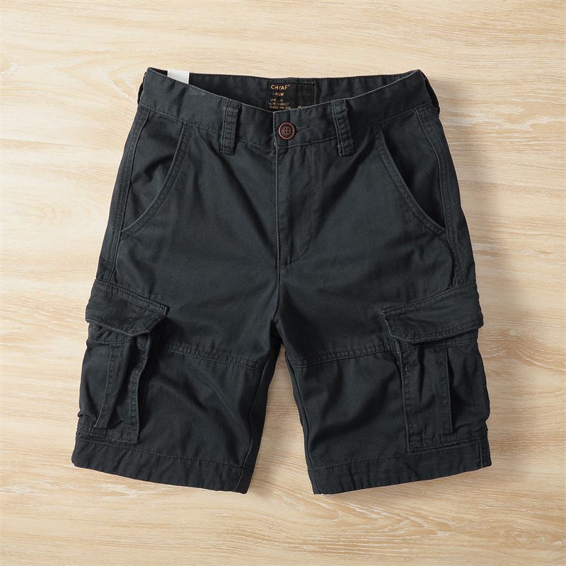 American Retro Summer Camouflage Outdoor Tooling plus size Pants Ami Kaji Washed Old Casual Men's Shorts