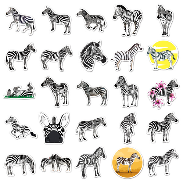 cartoon zebra