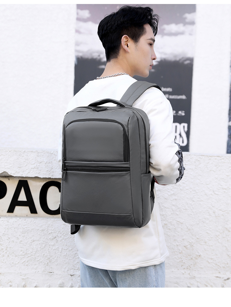 New men's backpack, multi-functional business waterproof computer bag, simple outdoor travel, large-capacity backpack undefined