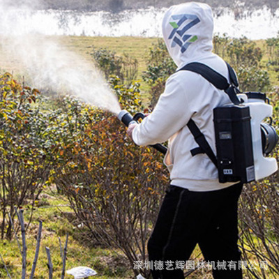 日岳RY-6130高压防疫消毒喷雾器日岳电动雾化机锂电池超低容量6升