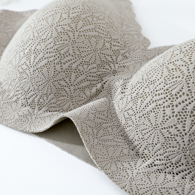 Chaleco sin anillo de acero, bra de seda sin marcas, ropa interior deportiva de mujer, bra delgado para mostrar un pecho pequeño