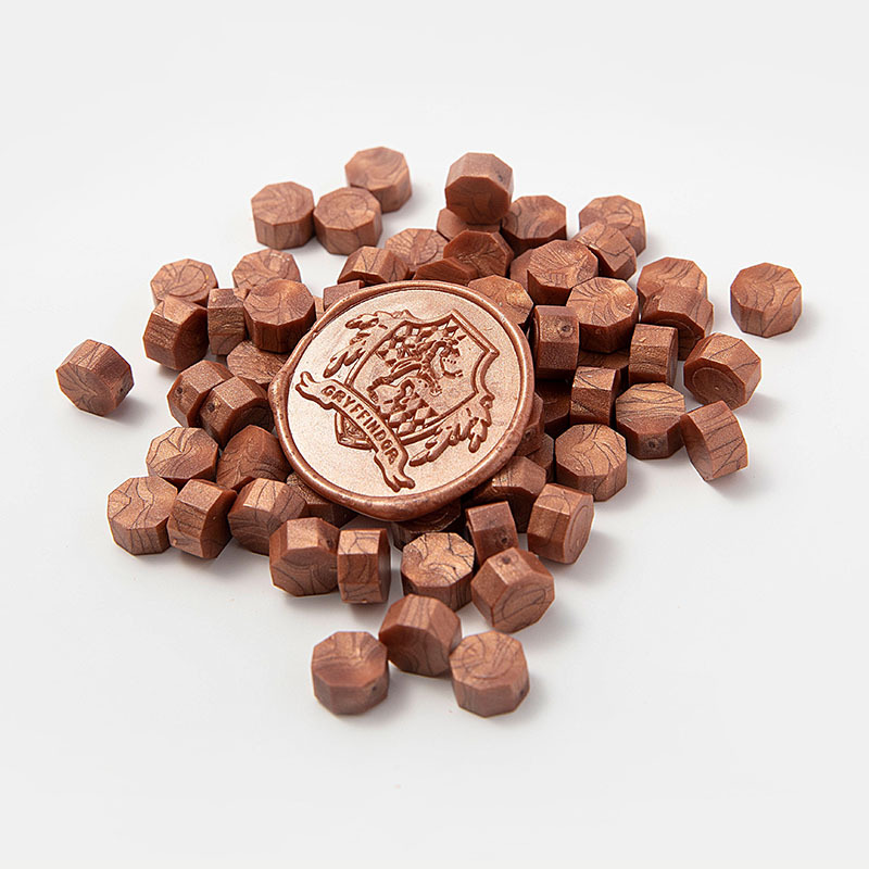 Cera de pintura al fuego, juego completo de sellos de pintura al fuego, octogonal, transparente, colorido, bolsa de colores mezclados, cera, venta al por mayor barata