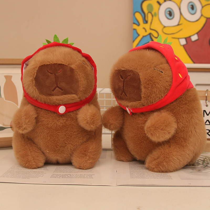 Máquina de muñecas de 8 pulgadas al por mayor, juguetes de peluche, máquina de agarre boutique, muñeca Kapibala, regalo de lanzamiento de boda