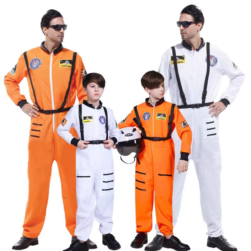 万圣节儿童节Cosplay服装太空人宇航员飞行员服装亲子装舞台表演