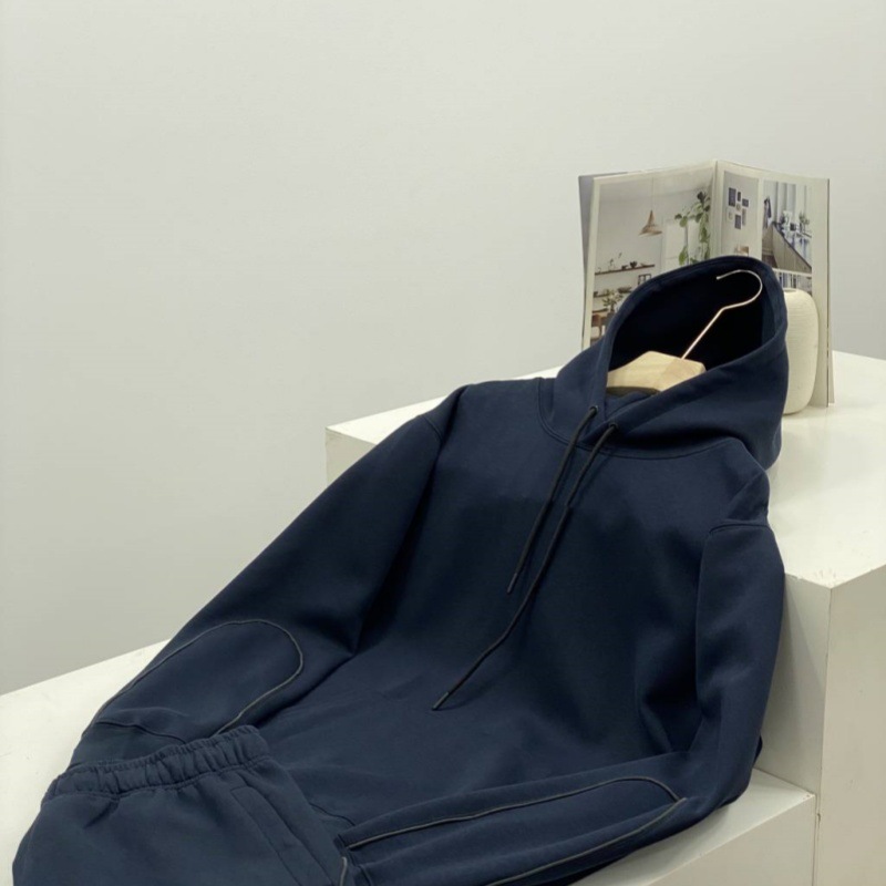 25 años de primavera y otoño deportes suéter con capucha suéter casual para hombre chaqueta con capucha pantalones reflectantes traje de pantalón