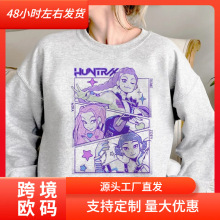 KPop Demon Hunters Hoodies Kpop Men Women Cartoon Sweatshirt