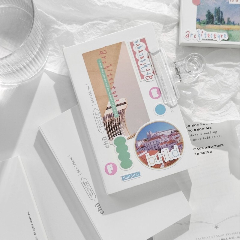 初品空白随身本学生作业笔记本手工diy记录手帐小巧便携|undefined