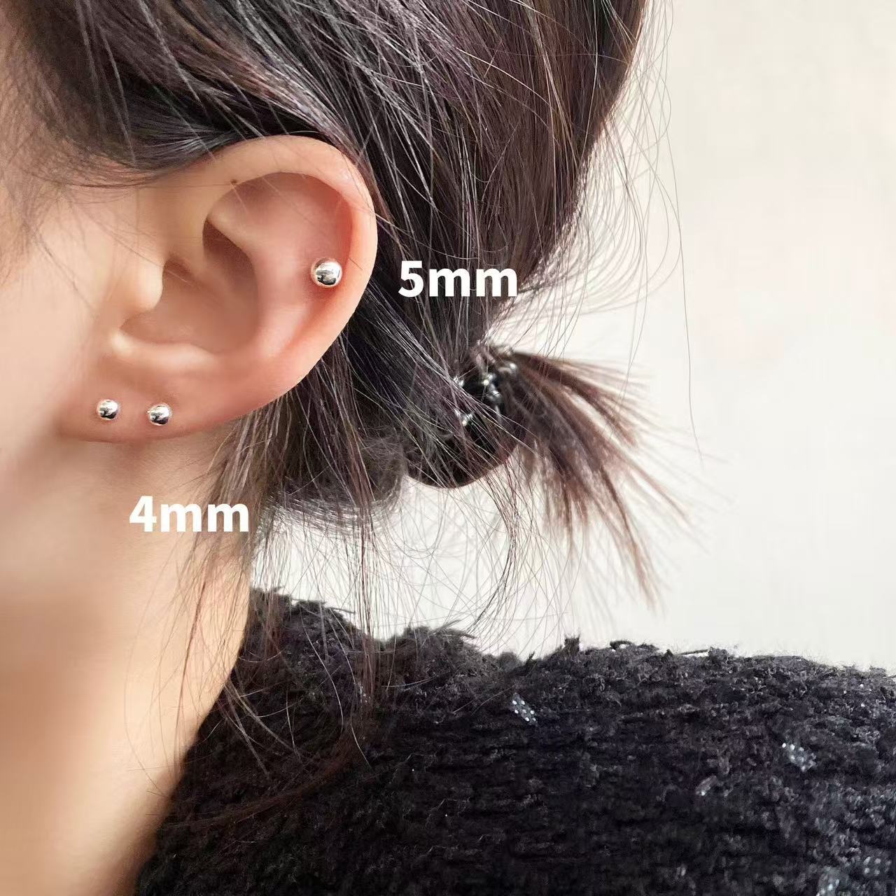 S  바늘 귀 피어싱 귀 바늘 항 알레르기 귀 바늘 귀 스틱 DIY 귀걸이 귀 스터드 액세서리