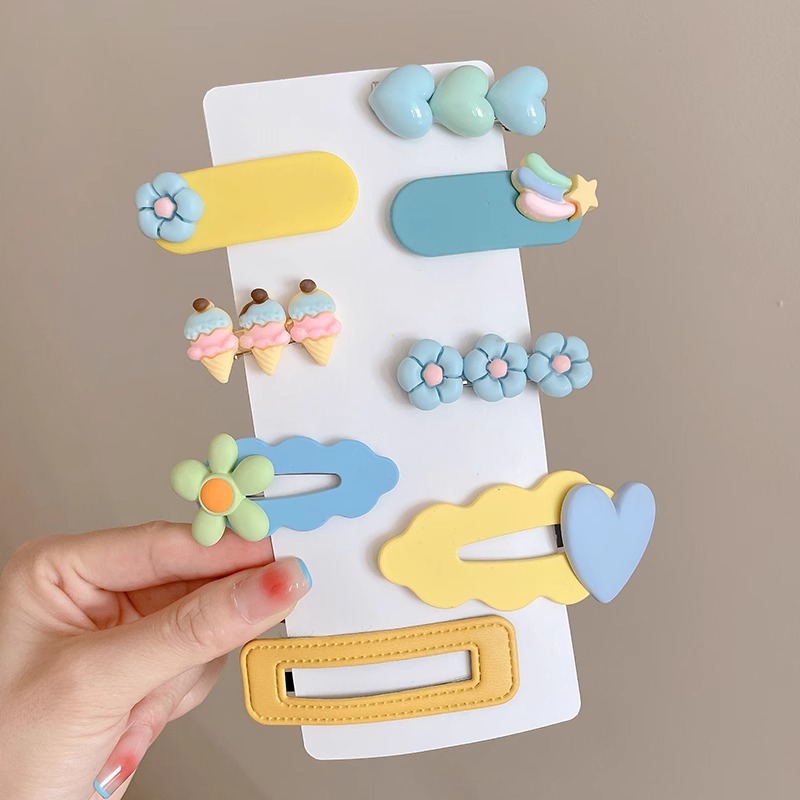 2025 nuevo clip de cabello para niños lindos clip de boca de pato frente clip de frangeo lateral clip de cabello rotos clip de cabello para niñas toque