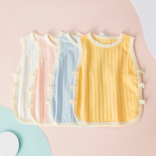 Summer baby sleeveless vest Pipa cotton thin children's male and female baby air-conditioned bottoming belly protection clothes
