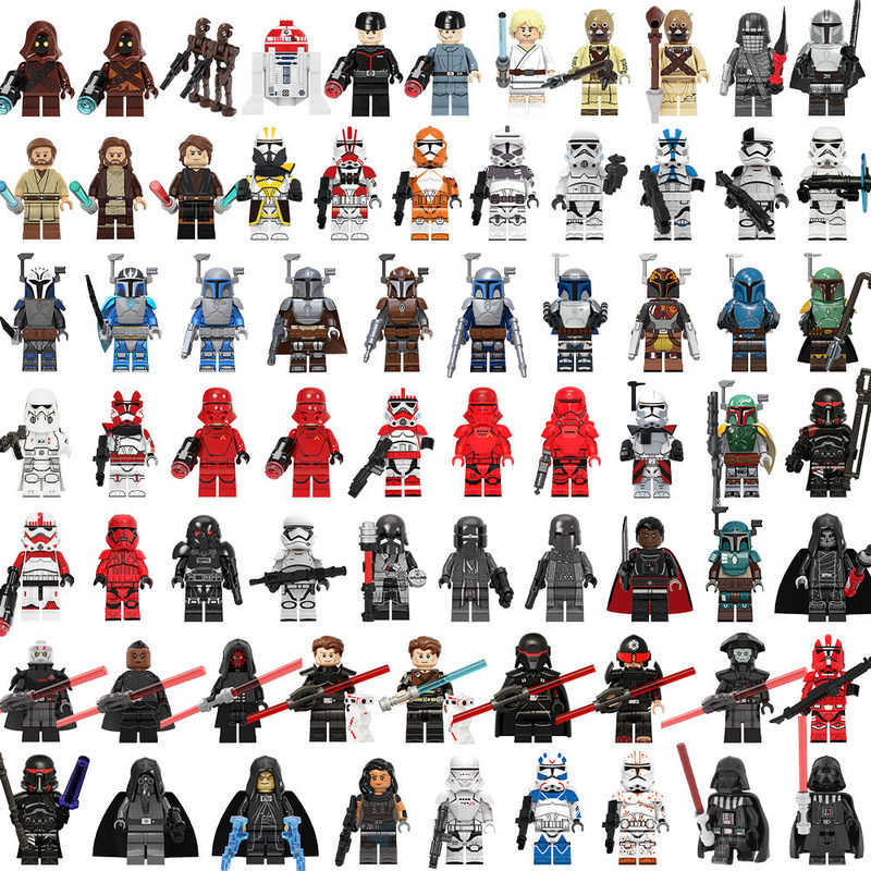 Chinese Building Block Star Wars Series Stormtrooper Clone Trooper Robot Assembly Building Block Minifigure Toy