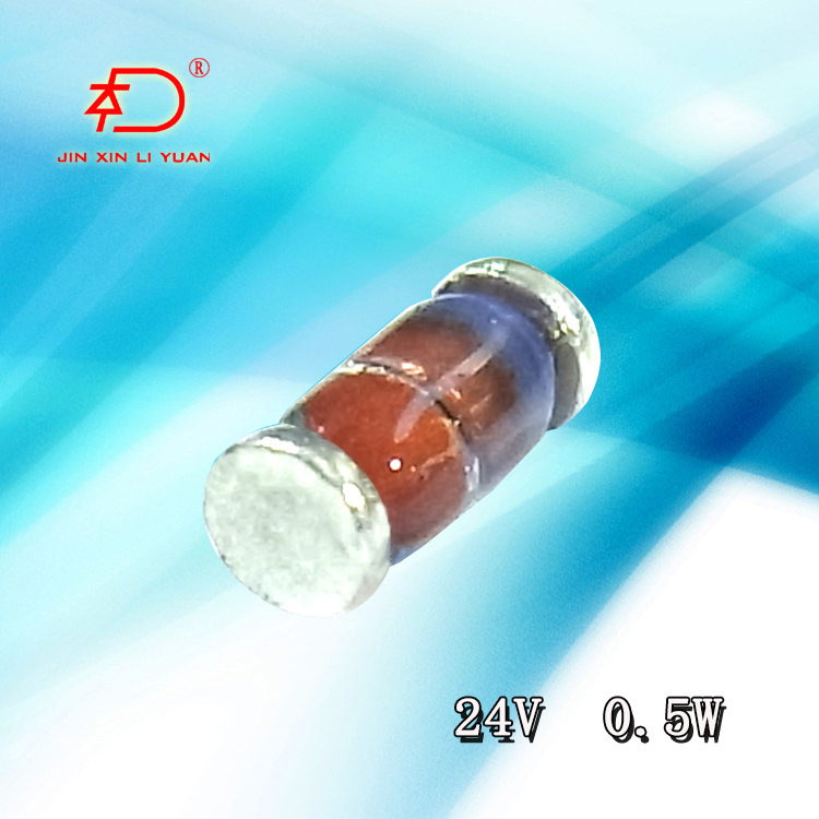 24V0.5W贴片稳压管型号ZMM24封装LL-34