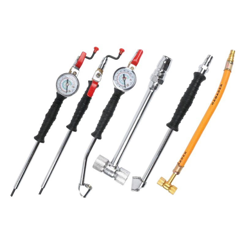Шина с метром Быстрый надувной стержень Грузовик Автомобильная шина Быстрая надувная насадка Ручной стержень Манометр
