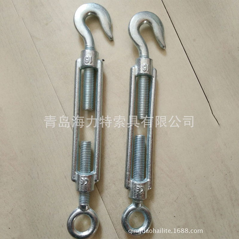 专业生产din1480花篮螺丝螺栓 开体花兰 玛钢花篮 环钩拉紧器
