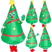 聖誕節演出服裝搞笑卡通人偶裝扮道具充氣聖誕老人雪人聖誕樹衣服