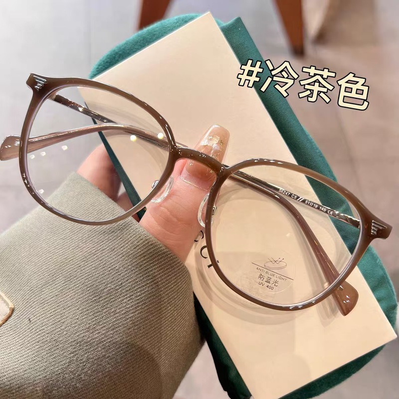 新款韩版圆框时尚老花显瘦高颜值显年轻超轻防蓝光潮眼镜网红爆款|undefined