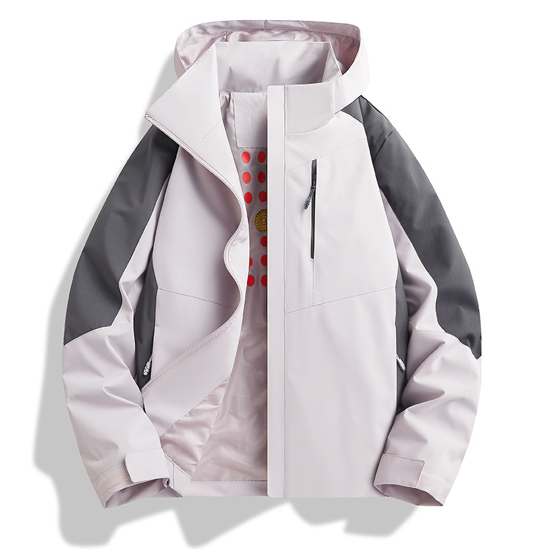 2025 New Autum New Couple Style Jacket for Men and Women Hooded Windproof and Waterproof Men's Jacket Sports Style