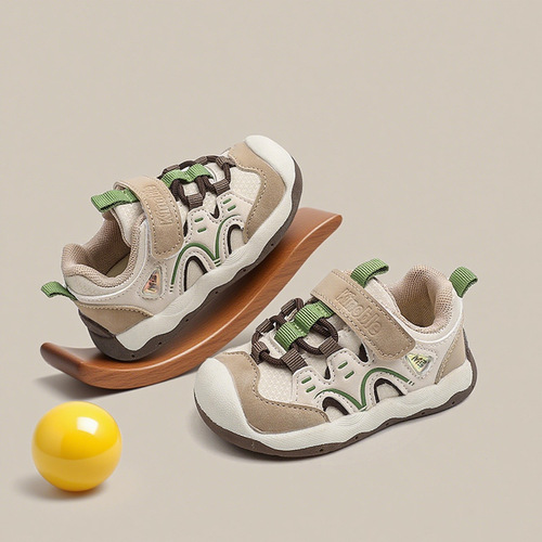 Children's Autumn New Sports Shoes for 1-2-3 Year Olds, Learning to Walk Shoes with Soft Soles for Both Boys and Girls, Infant Function Shoes