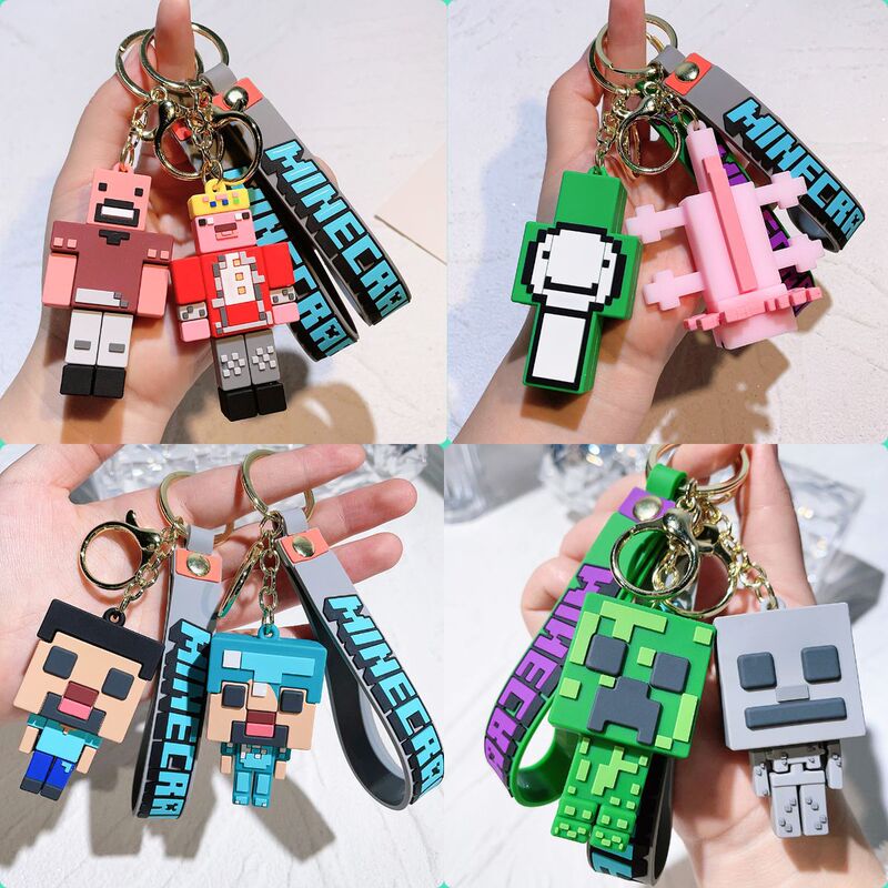 My World Keychain Doll Auto Accessories Keychain Wholesale Doll Silicone Gift Pendant Pendant