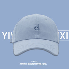 韓版軟頂刺繡字母棒球帽女夏秋季戶外情侶遮陽寬帽檐顯臉小鴨舌帽