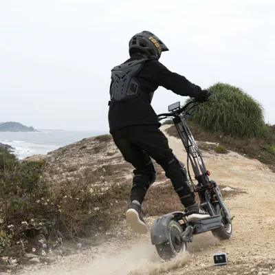 Qatlanan elektrik skuterlər: with Damping Rod
