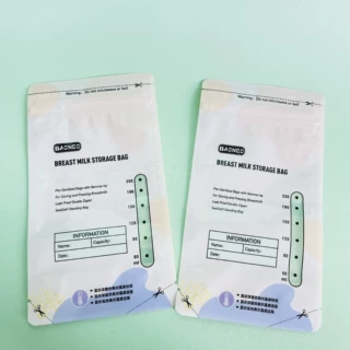 出口马来西亚5OZ 8OZ 电子束消毒储奶袋 食品级材质