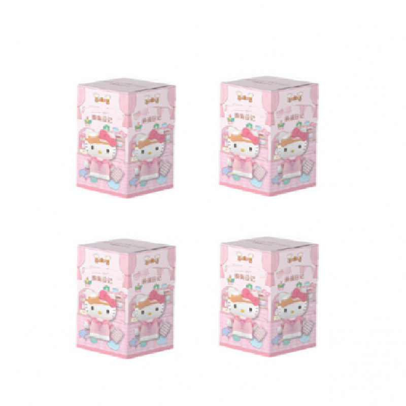 ハローキティ ドレスアップ日記シリーズ ブラインドボックス サンリオ KT 猫ハンドオフィス かわいいデスクトップ装飾品 おもちゃ チャンギング|undefined