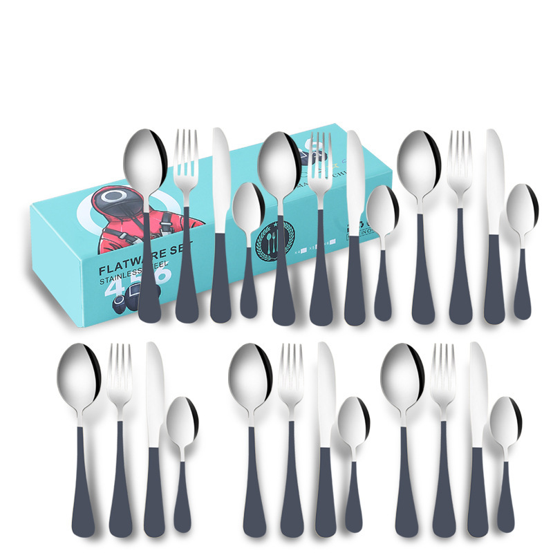 블랙 실버 [24 개 세트]