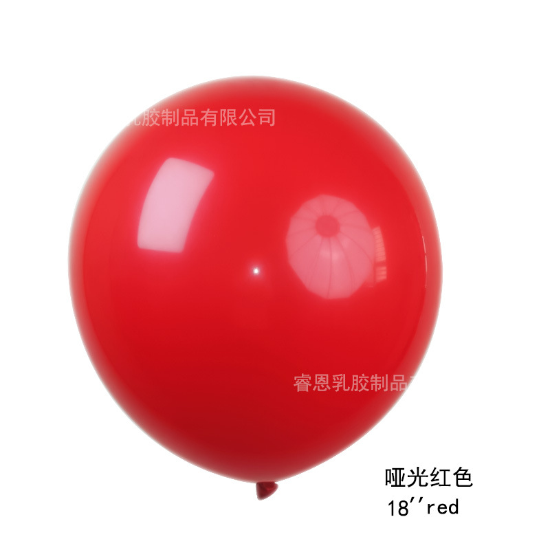 Globo mate de 5 pulgadas de 10 pulgadas de 12 pulgadas de 18 pulgadas decoración de la fiesta de cumpleaños diseño de la sala de bodas globo redondo de látex