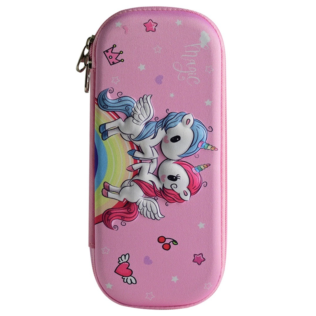 Three dimensional cartoon children's capacious pencil case for elementary school students, wholesale, fall protection