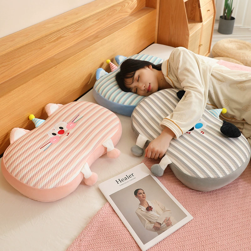 Памятный стоматологический? Actually should translate: "Dopamine ice silk memory foam pillow student dormitory chair cushion office sedentary cushion cushion cartoon nap pillow"