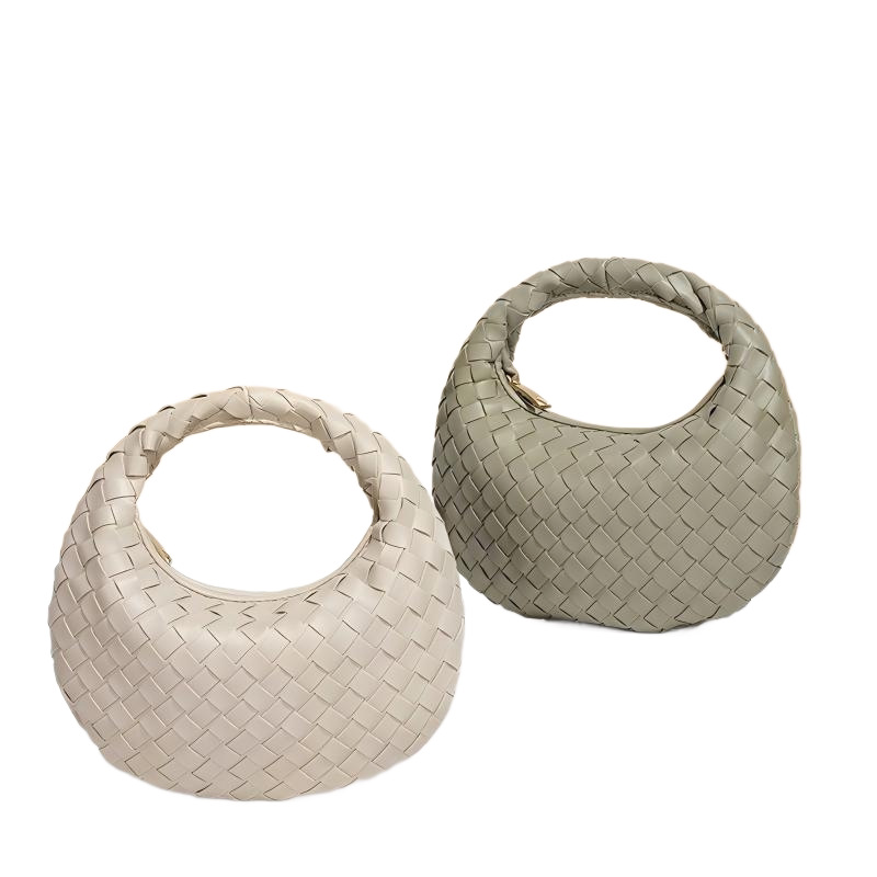 Cross-Border Hand-Woven Dumpling Bag For Women, Luxury Niche Handbag, High-End Underarm Crescent Bag, Factory Stock Wholesale - Thumbnail 5