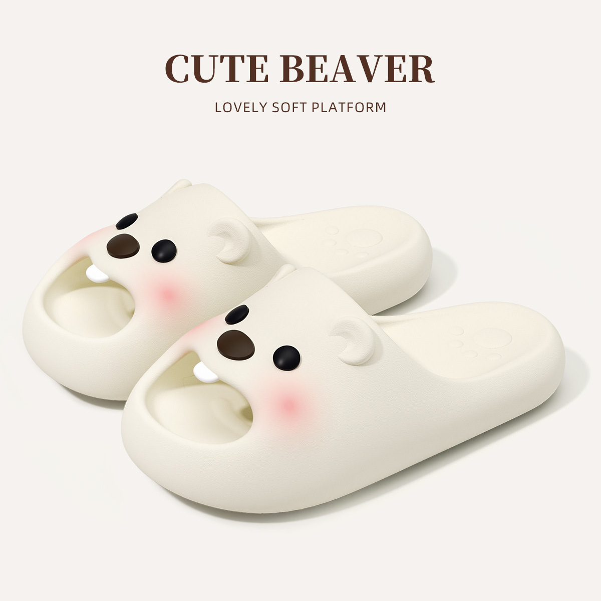 Cute Women's Slippers For Bathroom Non-slip Indoor Bathing Style_voghion.com