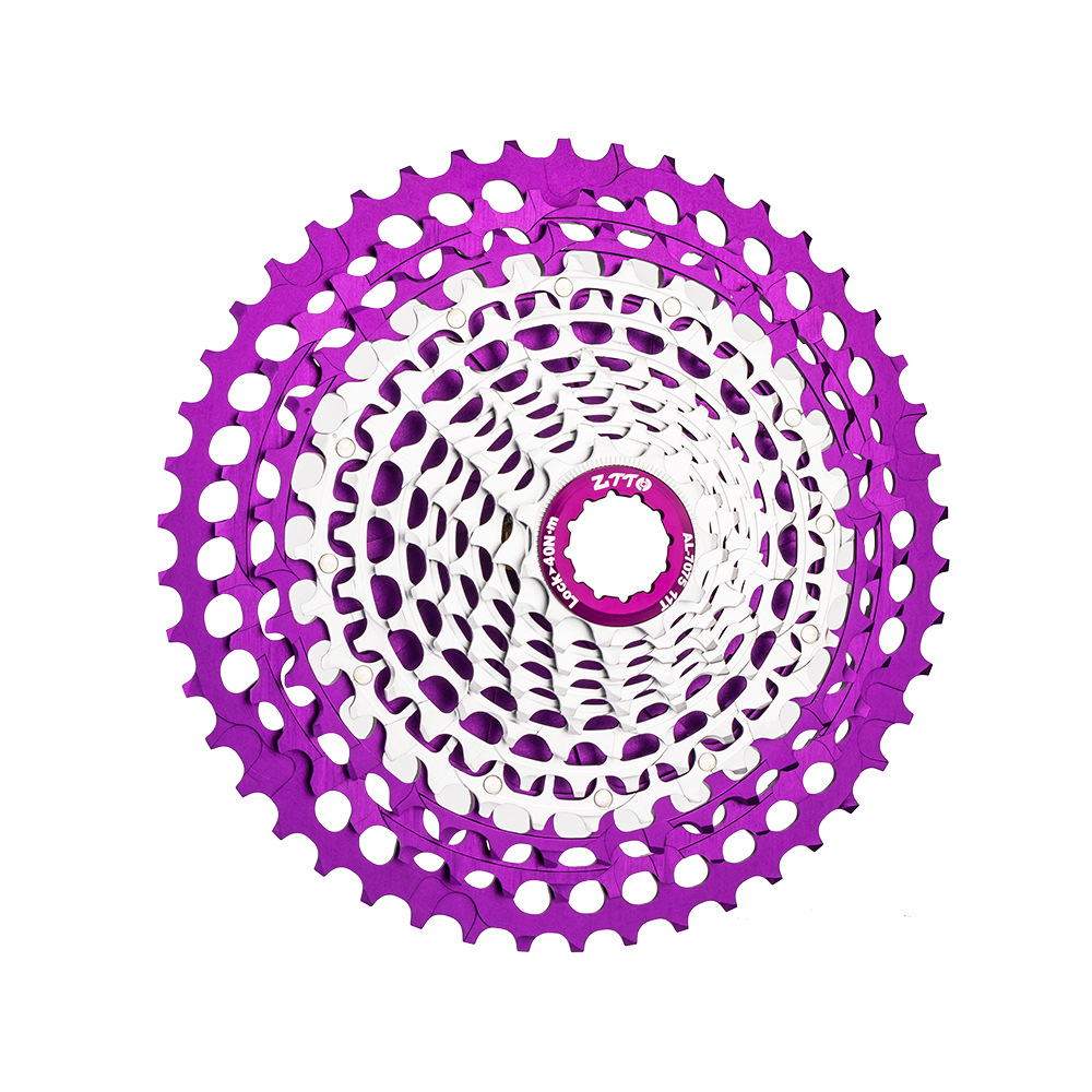 Volante de bicicleta de montaña ZTTO HG ultraligero 12 velocidades 46T color CNC todo en uno volante de velocidad variable de tarjeta vacía