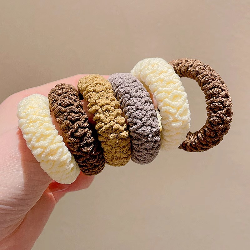 Cuerda de pelo de cola de caballo alta 2025 nuevo tocado de banda de goma duradera de alta elasticidad para mujer lazo para el cabello temperamento cuerda para el cabello accesorios para el cabello