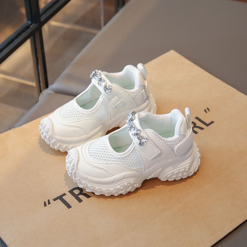 Zapatos deportivos para niñas verano 2026 nuevos zapatos de corrida transpirables de malla para niños, moda, zapatos casuales con suela suave image 7