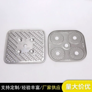 加工定制家用不锈钢蒸笼片 馒头蒸盘饺子圆形隔水蒸笼五金冲压件