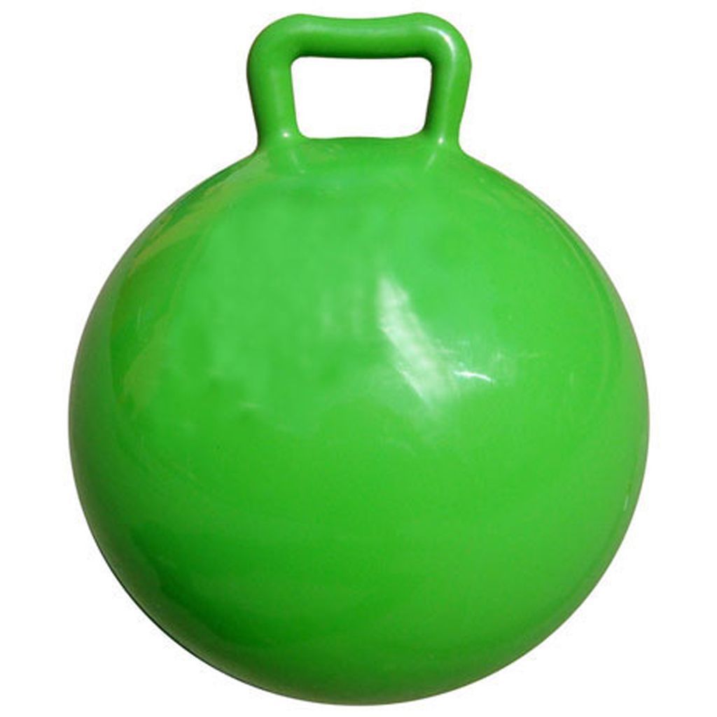 Venta al por mayor de color sólido sin patrón Bola de mango inflable Bola de salto de cuerno de juguete de PVC PARA NIÑOS 4 colores opcionales 1 lote
