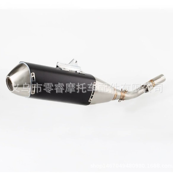 Motorcycle Modified Exhaust Pipe Middle Section Suitable for Klx230 Klx230L Klx230R Stainless Steel Exhaust