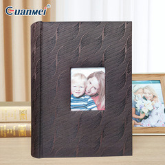 廣美廠家布料兒童成長照片紀念影集 photo album 插頁本6寸相冊