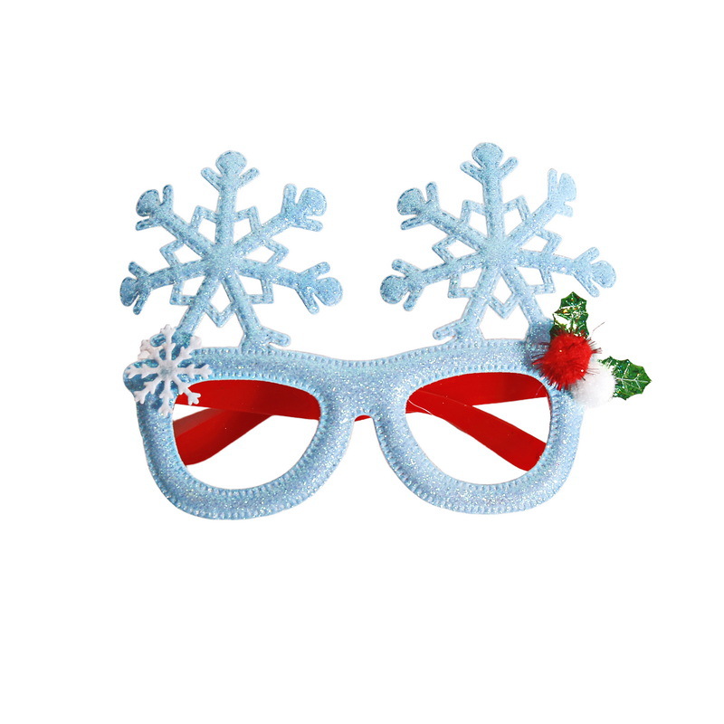 Explosiones transfronterizas de decoraciones de Navidad gafas para adultos niños regalos de Navidad festivos marcos de gafas al por mayor