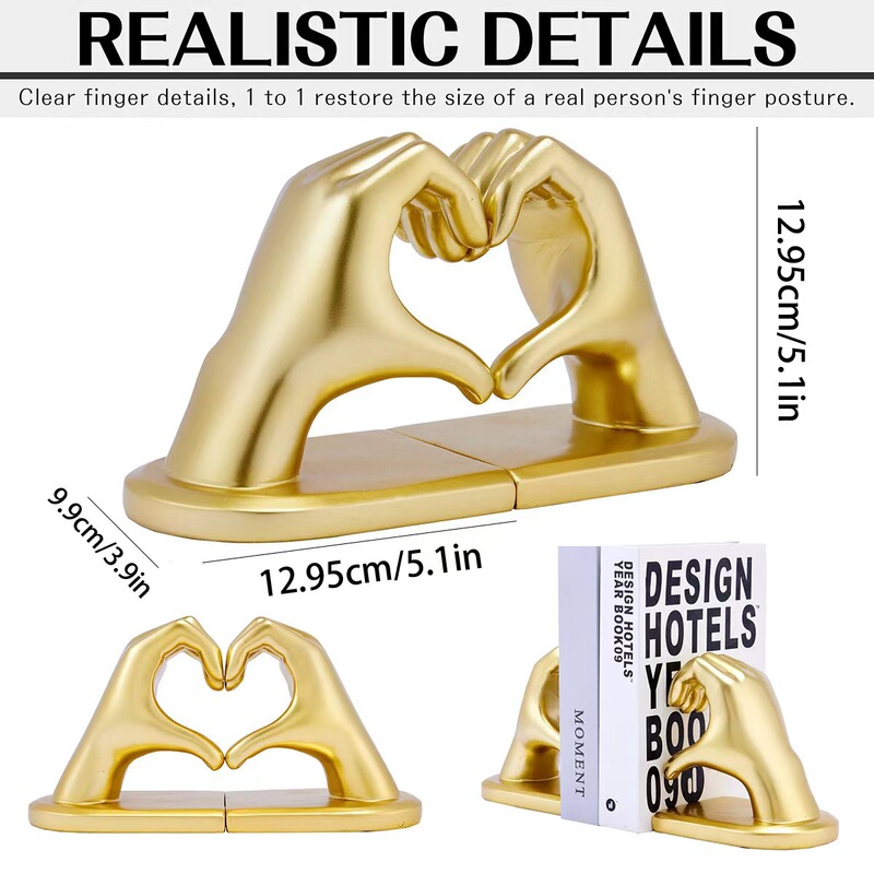 Cross-border Double Love Medium Bookstore Mother's Day Valentine's Day Love Finger Resin Crafts Home Indoor Decoration Cross-border Double Love Medium Bookstore Mother's Day Valentine's Day Love Finger Resin Crafts Home Indoor Decoration