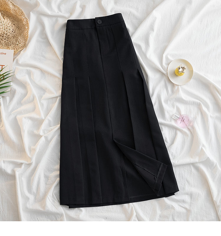Pleated Long Skirt 3
