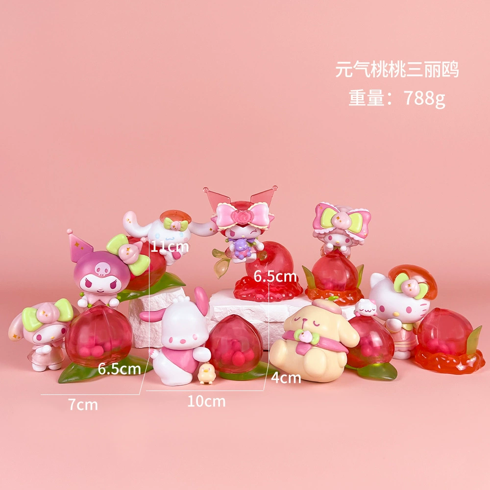 Sanrio Blind Blind Прорицание Куроми Пати Мелати Волбери Киллер аниме кукла модель, моделирование Play Tide Play