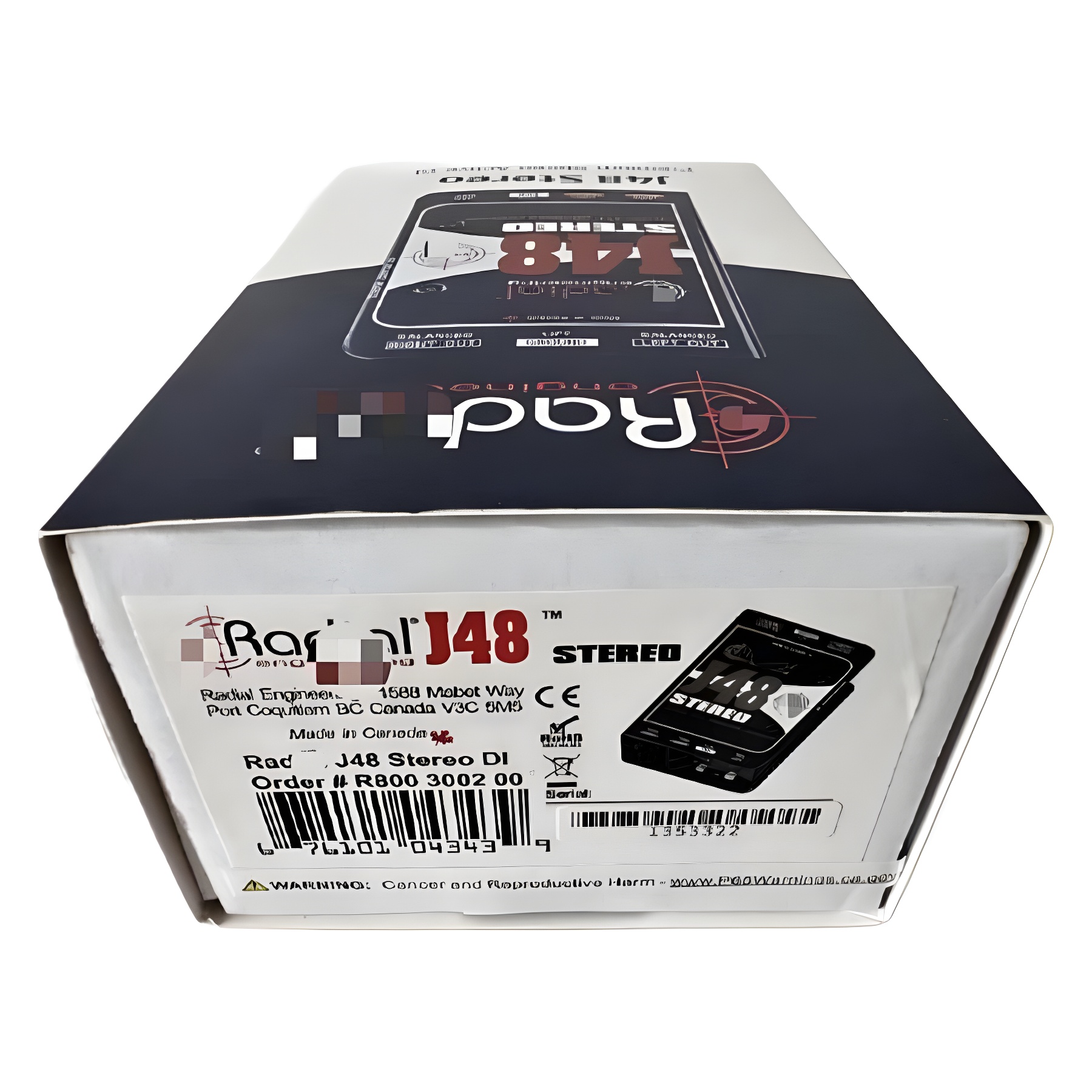 J48 DI BOX STEREO 듀얼 채널 록 기타 일렉트릭베이스 박스 피아노 키보드 전자 음향 악기 전용 국경