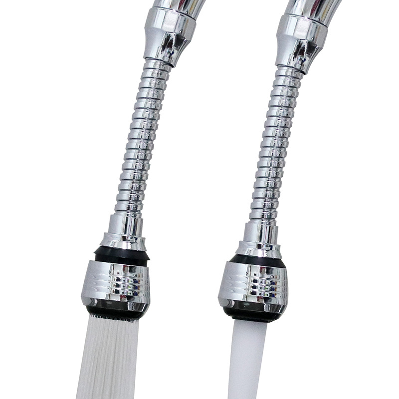 Grifo a prueba de salpicaduras de la cabeza alargada boquilla de filtro de cocina boquilla de ducha ahorrador de agua grifo de pelele extensor
