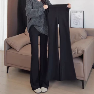 黑色西装裤女2026新款春季高级感垂感宽松大码胖mm显瘦直筒阔腿裤